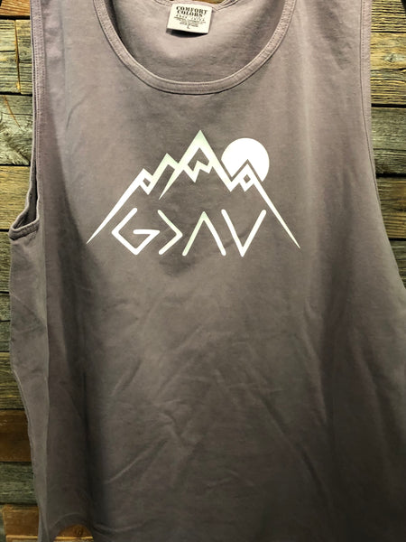 Greater Than Mountains Tank